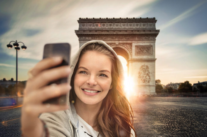 Selfie in Paris