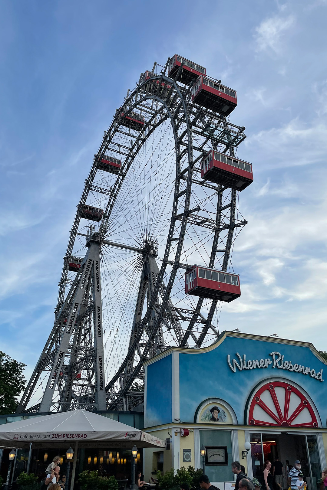 Das Riesenrad auf dem Prater in Wien