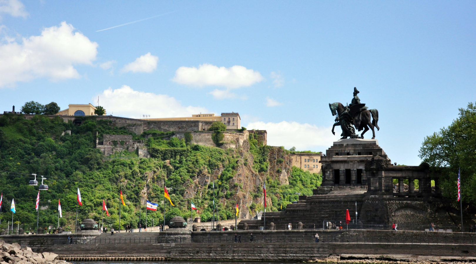 Kaiser Wilhelm Denkmal in Koblenz