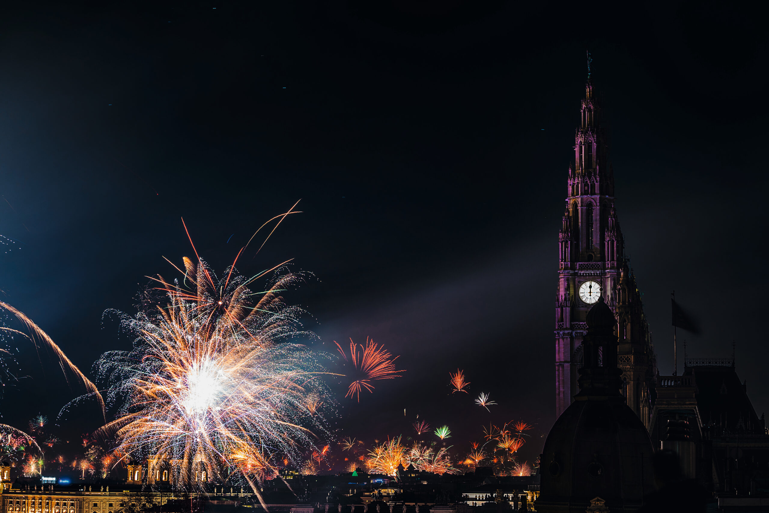 Feuerwerk in Wien