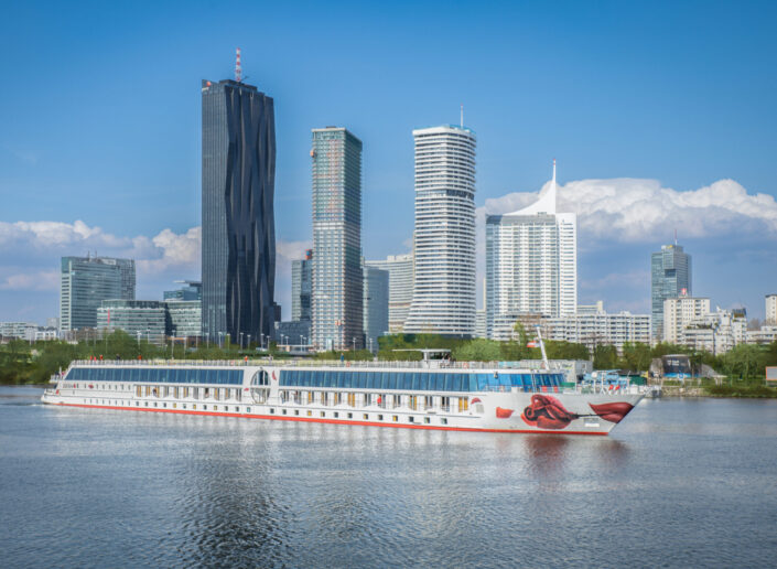 A-ROSA Schiff vor Wien