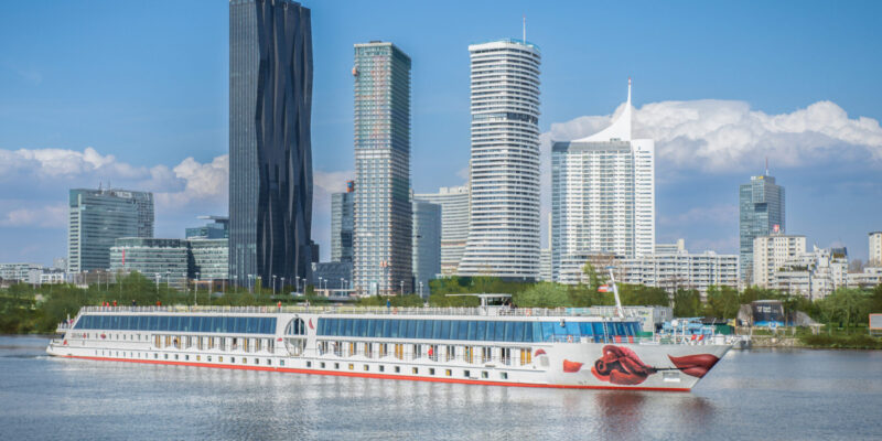 A-ROSA Schiff vor Wien